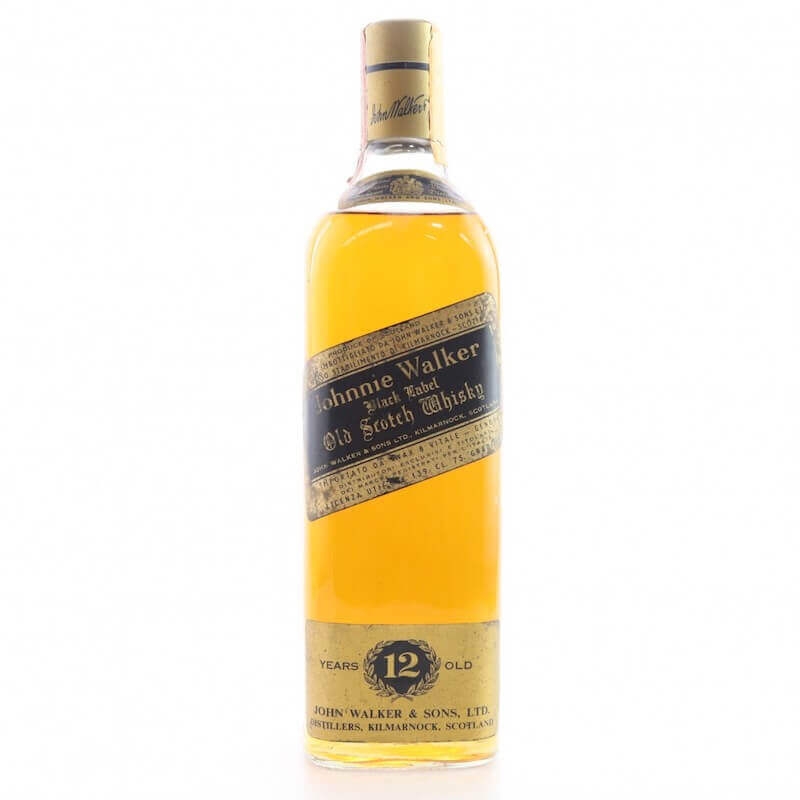 Johnnie Walker Black Label 12 Anos 1970s / Wax & Vitale Import