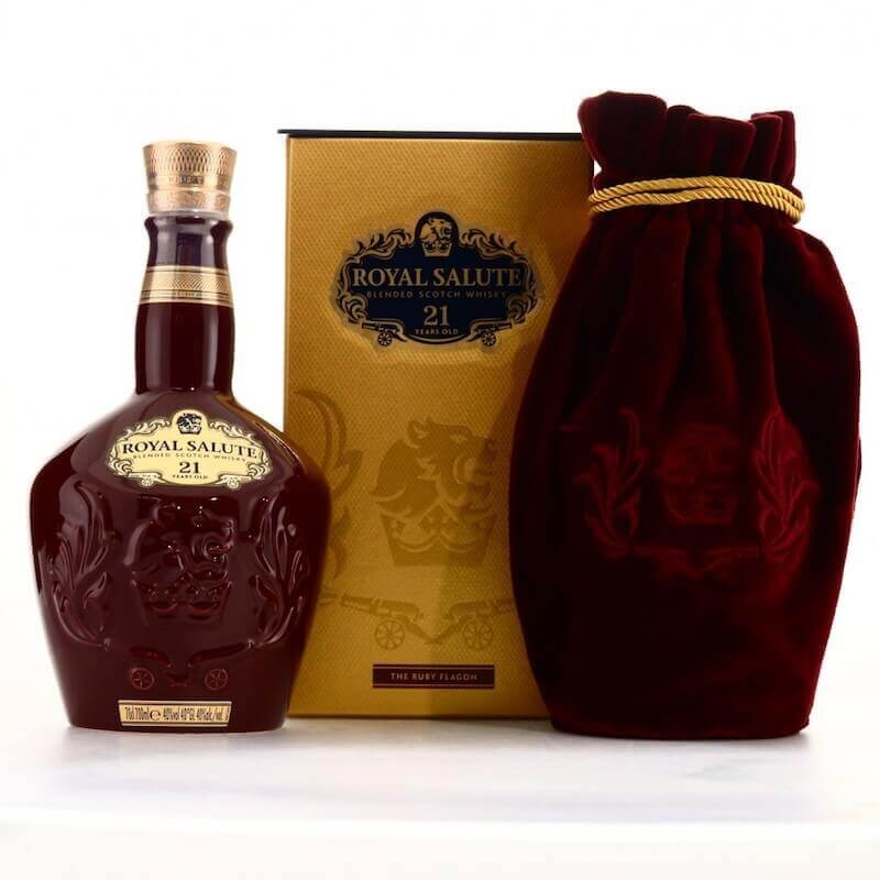 Chivas Royal Salute 21 Anos Ruby Flagon