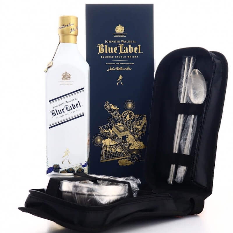 Johnnie Walker Blue Label Great Inventions 75cl / with Canteen Set